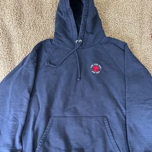 Aime Leon Dore x New Balance Navy Hoodie sz Large